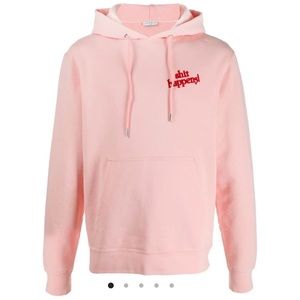 Sandro Unisex Paris Shit Happens Hoody Sweatshirt NWT